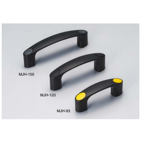 Sugatsune MJH Series Reinforced Nylon Black Handle