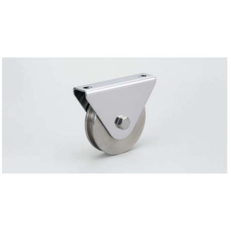 Sugatsune JS365 U-Type Stainless Steel Sliding Door Roller w/ Bracket