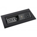  PCS36B/U1/DG-90 Medium Pop-Up Power Grommets - Power/USB/Data Garage
