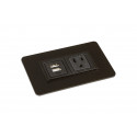Mockett PCS49/USB Rectangular Power/Dual USB Grommets