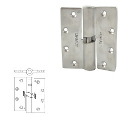 Legacy Manufacturing 1059SS Cam Lift Mortised Hinge