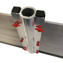  2275MA-60 Interlocking Component For Flood Barrier, Finish-Mill Aluminum