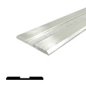  319MA-48 Floor Barrier Threshold (3" by 1/4"), Finish-Mill Aluminum