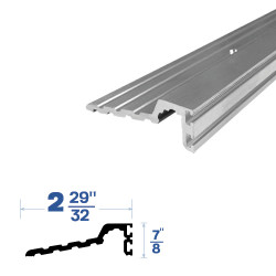 Legacy Manufacturing 3325MA Half Saddle (2-29/32" by 7/8"), Finish-Mill Aluminum