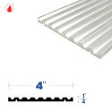 Legacy Manufacturing 3476 Adjustable Threshold (4" by 1/4")