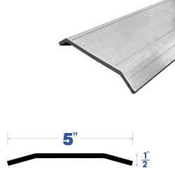 Legacy Manufacturing 3561SS Stainless Steel Threshold (5" by 1/2")