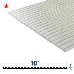 Legacy Manufacturing 30176MA Adjustable Threshold (10" by 1/4"), Finish-Mill Aluminum