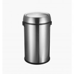 Alpine 470-65L-C Stainless Steel Swivel Trash Can Cover, 17 Gallon