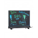  496-01 LED Flashing Eraseable Message Board with Acrylic Writing Panel and Stand