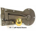 D. C. Mitchell N1 Hand Forged Key Hole Spring Latch, 3 -1/2" X 6 -1/4"