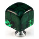 Cal Crystal CALCRYSTAL-ARTXCLR-US10B ARTX-CLR Glass Cube Cabinet Knob