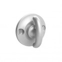  40651-PBA Warrington Collection Crescent Thumbturn w/ 3/16" Spindle On 1.25" Diameter Backplate