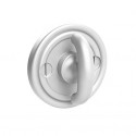  40850-PN Warrington Collection Crescent Thumbturn w/ 3/16" Spindle On 1.5" Diameter Backplate