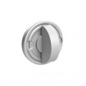  40857-SB Warrington Collection Modern Thumbturn w/ 3/16" Spindle On 1.25" Diameter Backplate