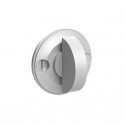 41257-PLAB Warrington Collection Modern Thumbturn w/ 3/16" Spindle On 1.25" Diameter Backplate