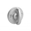  41351-PN Warrington Collection Crescent Thumbturn w/ 3/16" Spindle On 1.25" Diameter Backplate