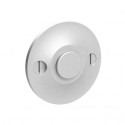 41760-PNCL Warrington Collection Emergency Key Escutcheon - 1.5" Diameter w/ 62010 Plug
