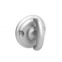  42051-SBLK Warrington Collection Crescent Thumbturn w/ 3/16" Spindle On 1.25" Diameter Backplate