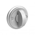  42556-SC Warrington Collection Modern Thumbturn w/ 3/16" Spindle On 1.5" Diameter Backplate