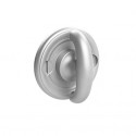  42651-SBA Warrington Collection Crescent Thumbturn w/ 3/16" Spindle On 1.25" Diameter Backplate