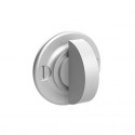  43057-SC Warrington Collection Modern Thumbturn w/ 3/16" Spindle On 1.25" Diameter Backplate