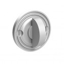  43956-PAB Warrington Collection Modern Thumbturn w/ 3/16" Spindle On 1.5" Diameter Backplate