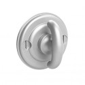  44050-SN Warrington Collection Crescent Thumbturn w/ 3/16" Spindle On 1.5" Diameter Backplate