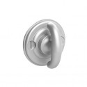  44051-PBZ Warrington Collection Crescent Thumbturn w/ 3/16" Spindle On 1.25" Diameter Backplate
