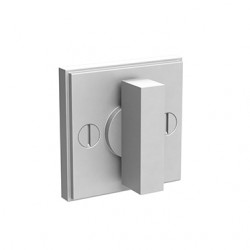 Merit 44257REC Warrington Collection Rectangular Thumbturn w/ 3/16" Spindle On 1.25" Square Backplate