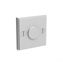  44261-SC Warrington Collection Emergency Key Escutcheon - 1.25" Square w/ 62010 Plug