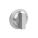  44557REC-PC Huntingdon Collection Rectangular Thumbturn w/ 3/16" Spindle On 1.25" Diameter Backplate