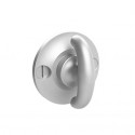  45151-PBA Huntingdon Collection Crescent Thumbturn w/ 3/16" Spindle On 1.25" Diameter Backplate