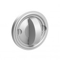  45556-PBA Huntingdon Collection Modern Thumbturn w/ 3/16" Spindle On 1.5" Diameter Backplate