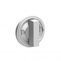  45557REC-PNCL Huntingdon Collection Rectangular Thumbturn w/ 3/16" Spindle On 1.25" Diameter Backplate
