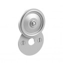  45565-SNA Huntingdon Collection Emergency Key Escutcheon w/ Swivel Cover - 1.5" Diameter