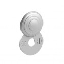  46366-PNCL Gwynedd Collection Emergency Key Escutcheon w/ Swivel Cover - 1.25" Diameter