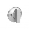 46457REC-PC Gwynedd Collection Rectangular Thumbturn w/ 3/16" Spindle On 1.25" Diameter Backplate