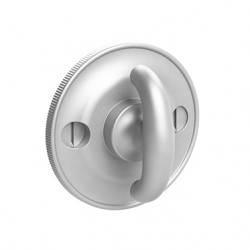 Merit 47250 Gwynedd Collection Crescent Thumbturn w/ 3/16" Spindle On 1.5" Diameter Knurled Backplate
