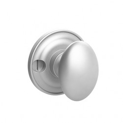 Merit 47253 Gwynedd Collection Oval Thumbturn w/ 3/16" Spindle On 1.25" Diameter Knurled Backplate