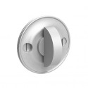  47256-SB Gwynedd Collection Modern Thumbturn w/ 3/16" Spindle On 1.5" Diameter Knurled Backplate