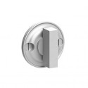  47257REC-OLEML Gwynedd Collection Rectangular Thumbturn w/ 3/16" Spindle On 1.25" Diameter Knurled Backplate