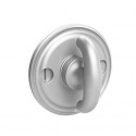  47550-PNCL Gwynedd Collection Crescent Thumbturn w/ 3/16" Spindle On 1.5" Diameter Backplate