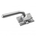  493-CASEMENT-AGB Ardmore Collection Casement Fastener - 3" Long Lever w/ 2" x 1" Rectangular Base & Strike