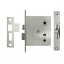  20845W-PN Mortise Privacy Lock w/ Special Wide Face 5-1/2" x 15/16" - Lock Only