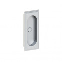  1780EKE-PC Decorative Emergency Key Flush Pull - 4-1/2" x 1-7/8" - 62010 Plug - 1.75" Min. Door
