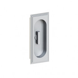 Merit 1780TTE Decorative Thumbturn Flush Pull - 4-1/2" x 1-7/8" - Rectangular Thumbturn - 1.75" Min. Door