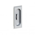 1780TTE-SB Decorative Thumbturn Flush Pull - 4-1/2" x 1-7/8" - Rectangular Thumbturn - 1.75" Min. Door