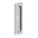 Merit 1780A-BKE Decorative Bit Key Flush Pull - 7" x 2"- 1.75" Min. Door