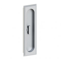 Merit 1780A-TTE Decorative Thumbturn Flush Pull - 7" x 2"- Rectangular Thumbturn - 1.75" Min. Door