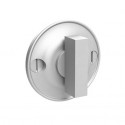  46656REC-SNA Gwynedd Collection Rectangular Thumbturn w/ 3/16" Spindle On 1.5" Diameter Backplate